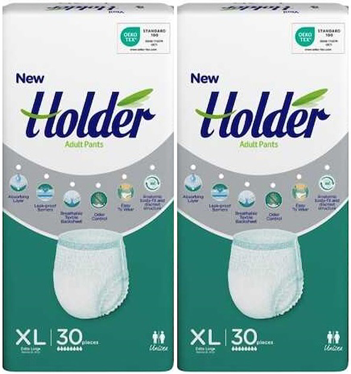 Holder Emici Külot Hasta Bezi Extra Large-XL 60 Adet (2PK*30)