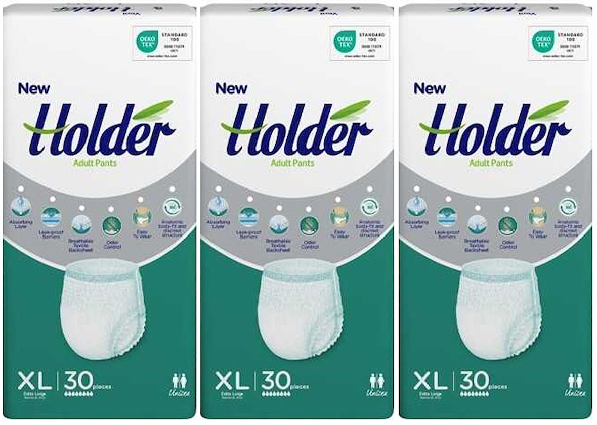 Holder Emici Külot Hasta Bezi Extra Large-XL 90 Adet (3PK*30)
