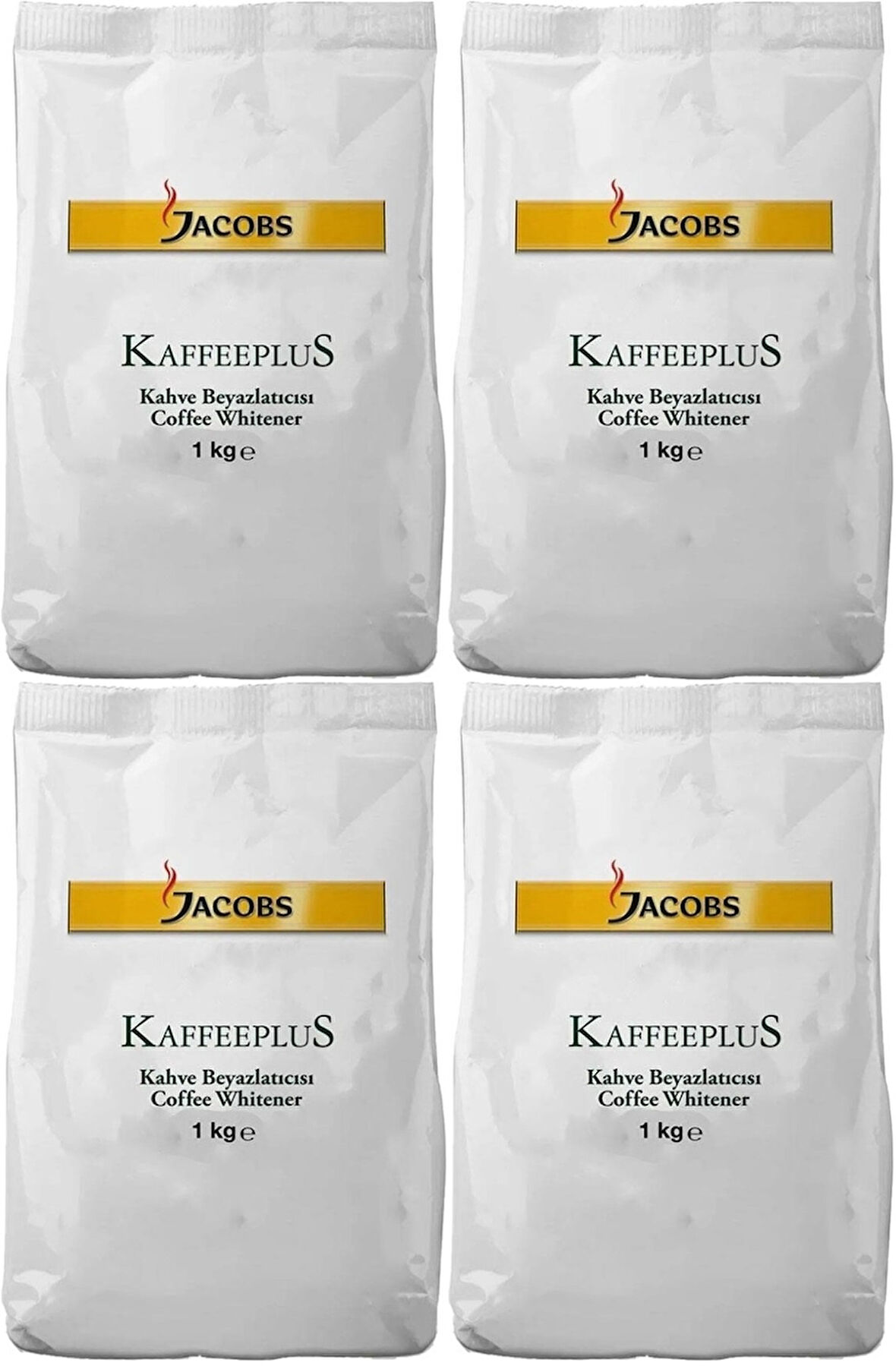 Jacobs Kaffeeplus Kahve Beyazlatıcısı / Süt Tozu 1KG (4 Lü Set)