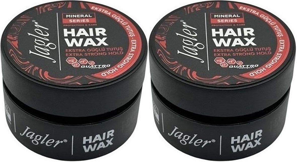 Jagler Süper Wax 150ML Extra Strong hold - Ekstra Güçlü Tutuş (2 Li Set)