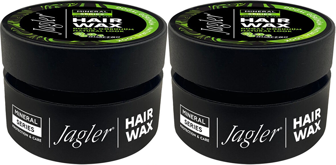 Jagler Süper Wax 150ML Natural Look - Doğal Görünüm (2 Li Set)