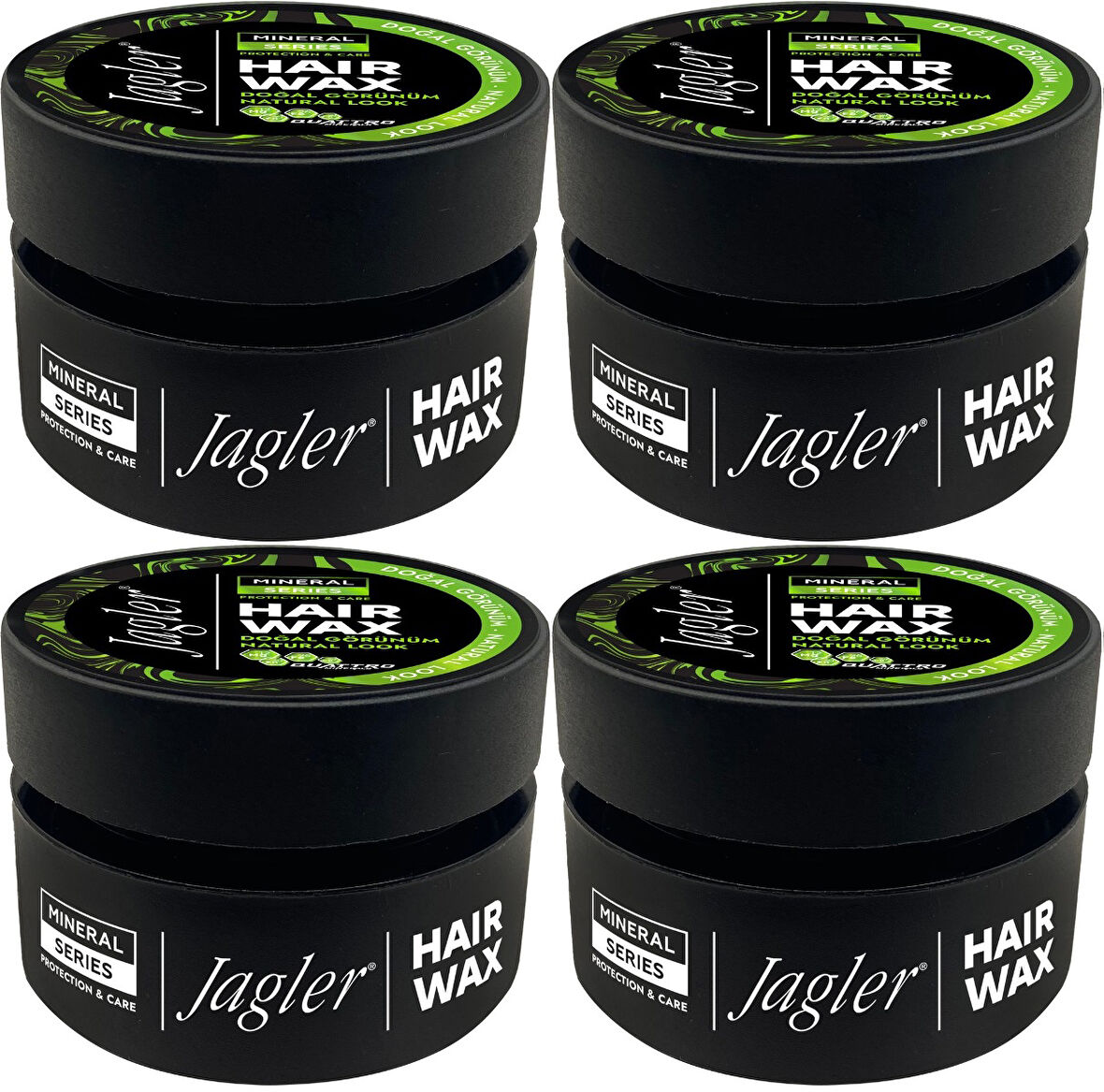 Jagler Süper Wax 150ML Natural Look - Doğal Görünüm (4 Lü Set)