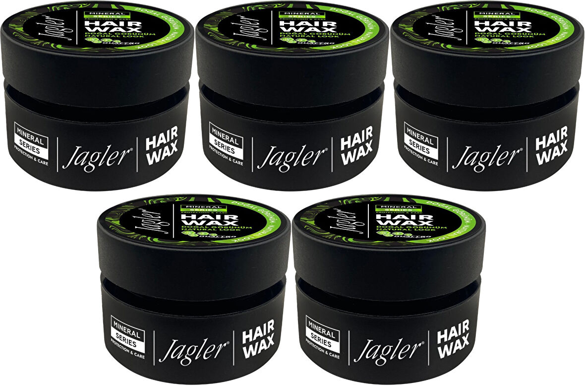 Jagler Süper Wax 150ML Natural Look - Doğal Görünüm (5 Li Set)