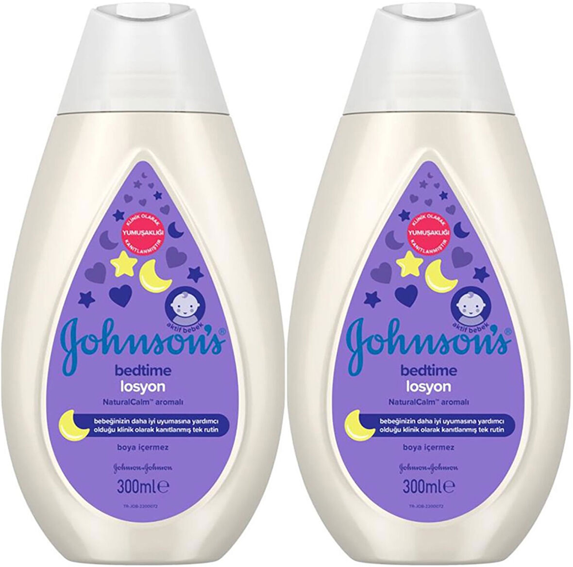 Johnsons Baby Bedtime Bebek Losyon 300ML (2 Li Set)