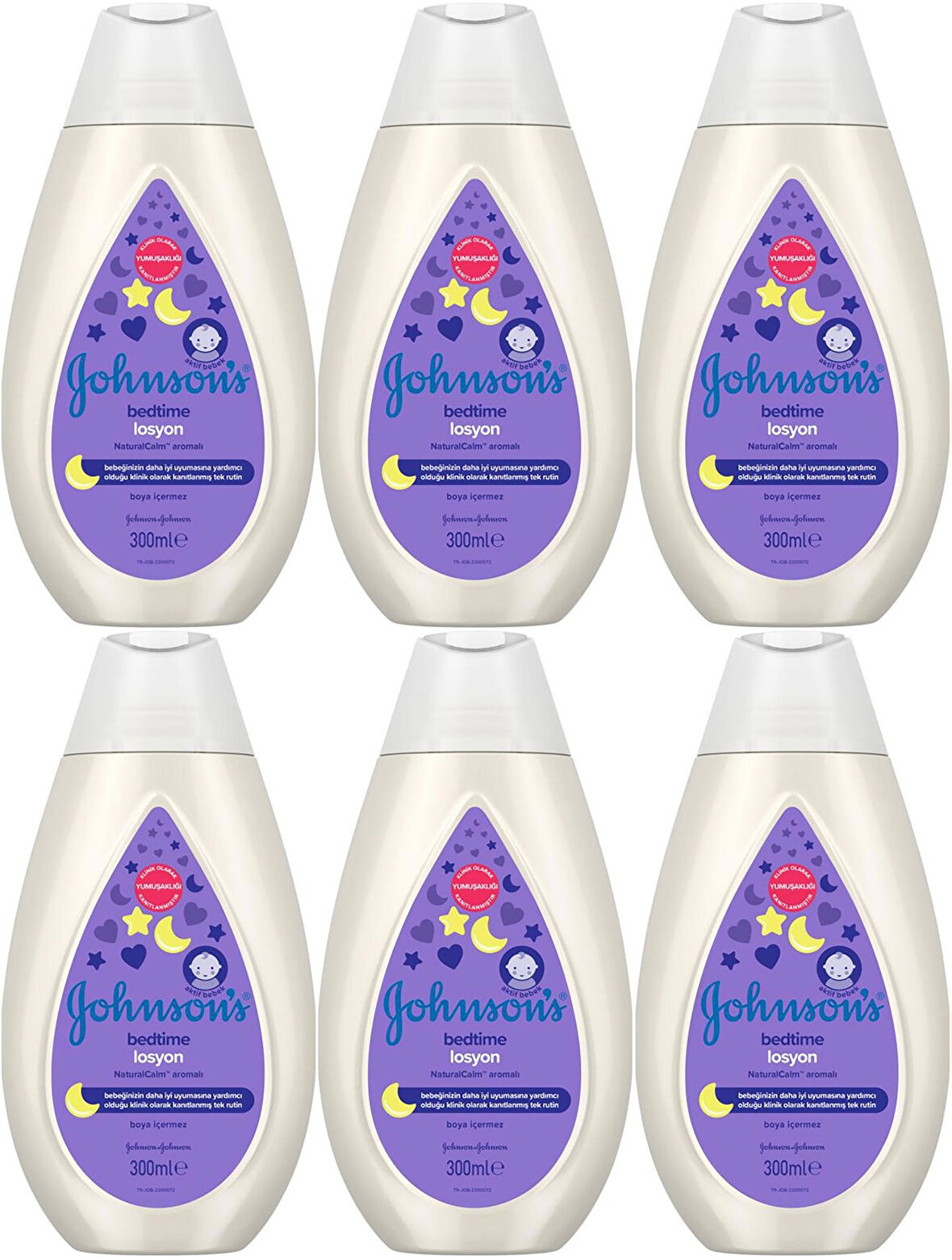 Johnsons Baby Bedtime Bebek Losyon 300ML (6 Lı Set)