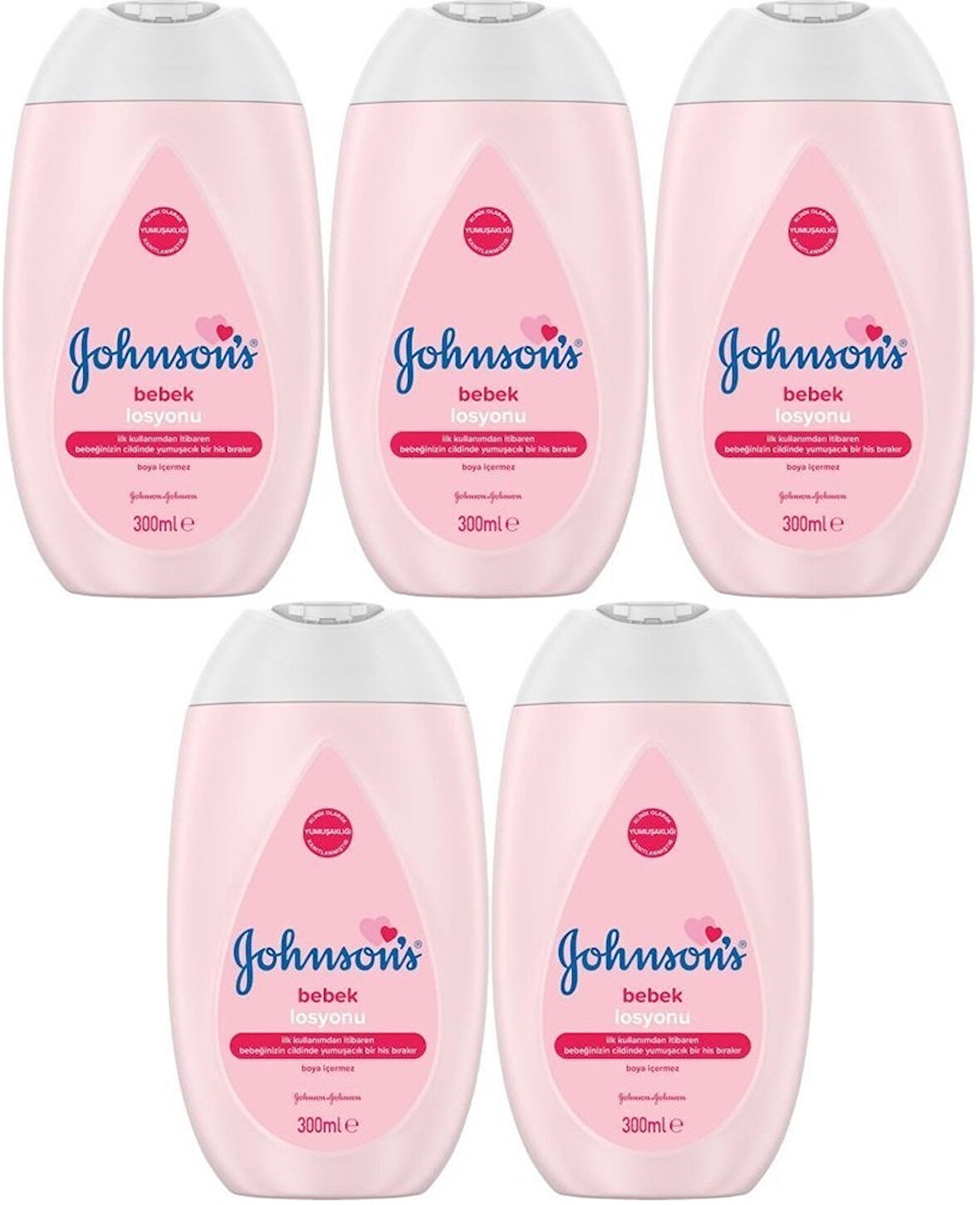 Johnsons Baby Bebek Losyon 300ML (5 Li Set)