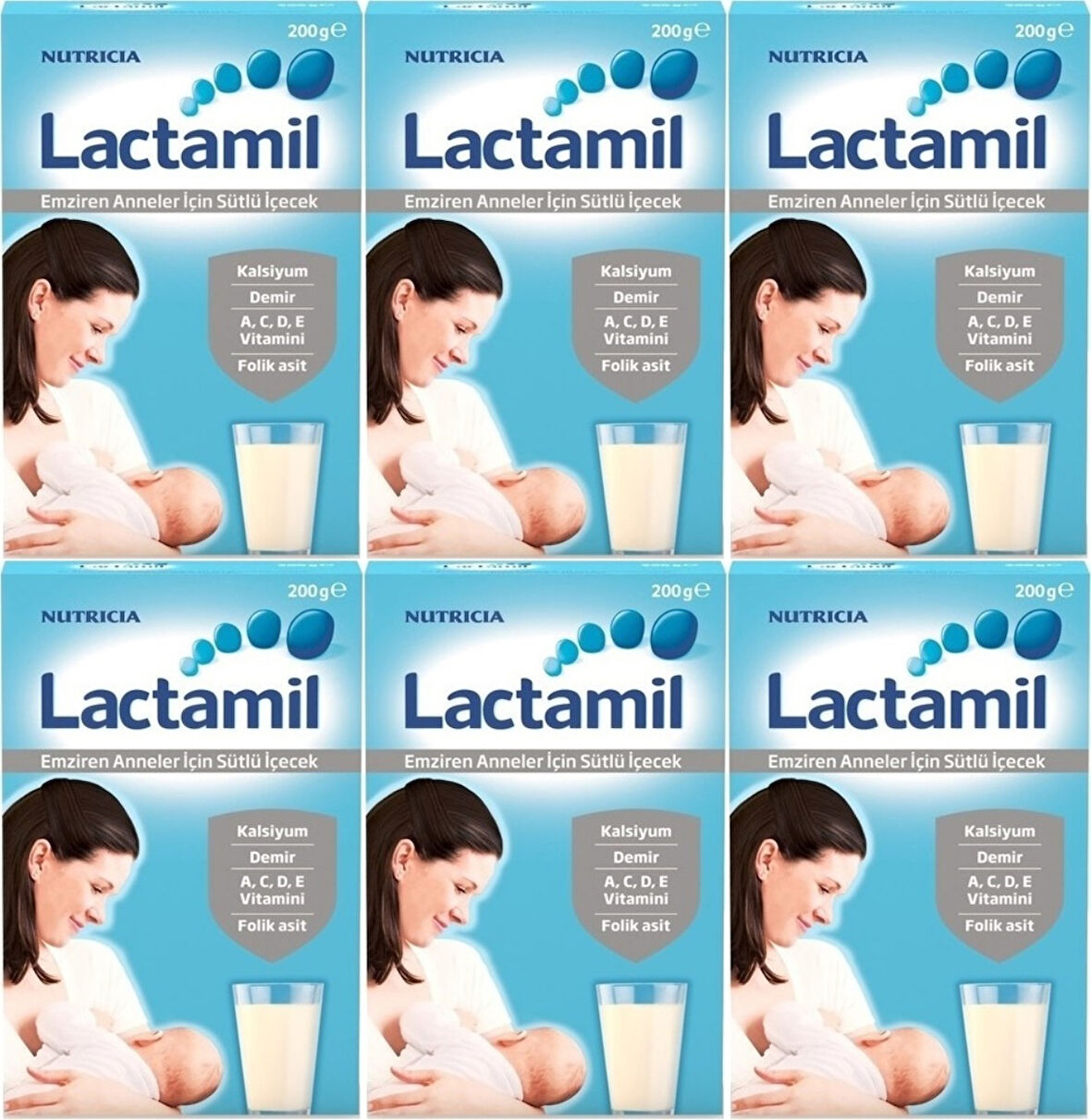 Nutrıcıa Lactamil 200GR (Emziren Anneler İçin Sütlü İçeçek) (6 Lı Set)