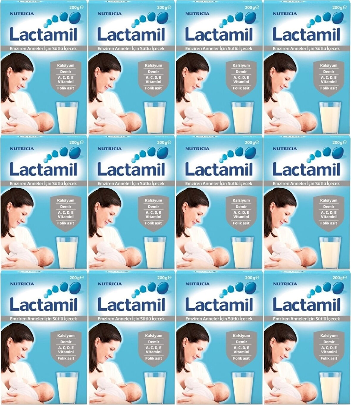 Nutrıcıa Lactamil 200GR (Emziren Anneler İçin Sütlü İçeçek) (12 Li Set)