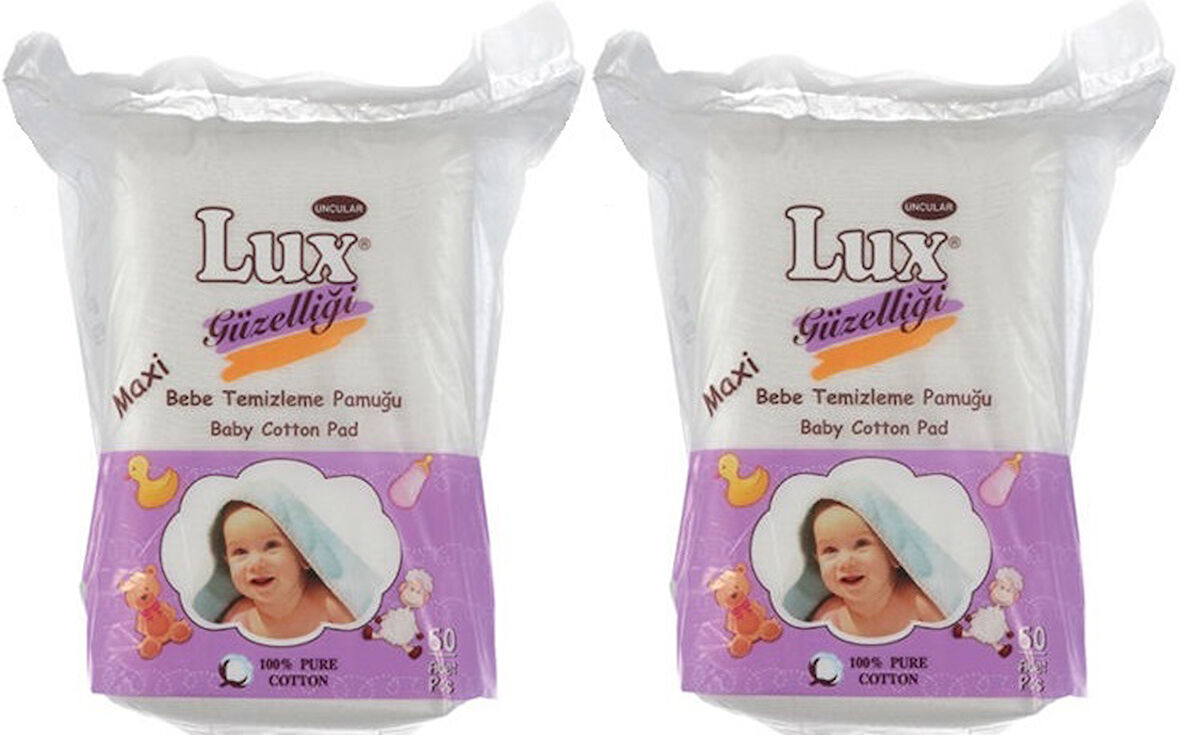 Lüx Bebek Temizleme Pamuğu 120 Adet (2Pk*60)