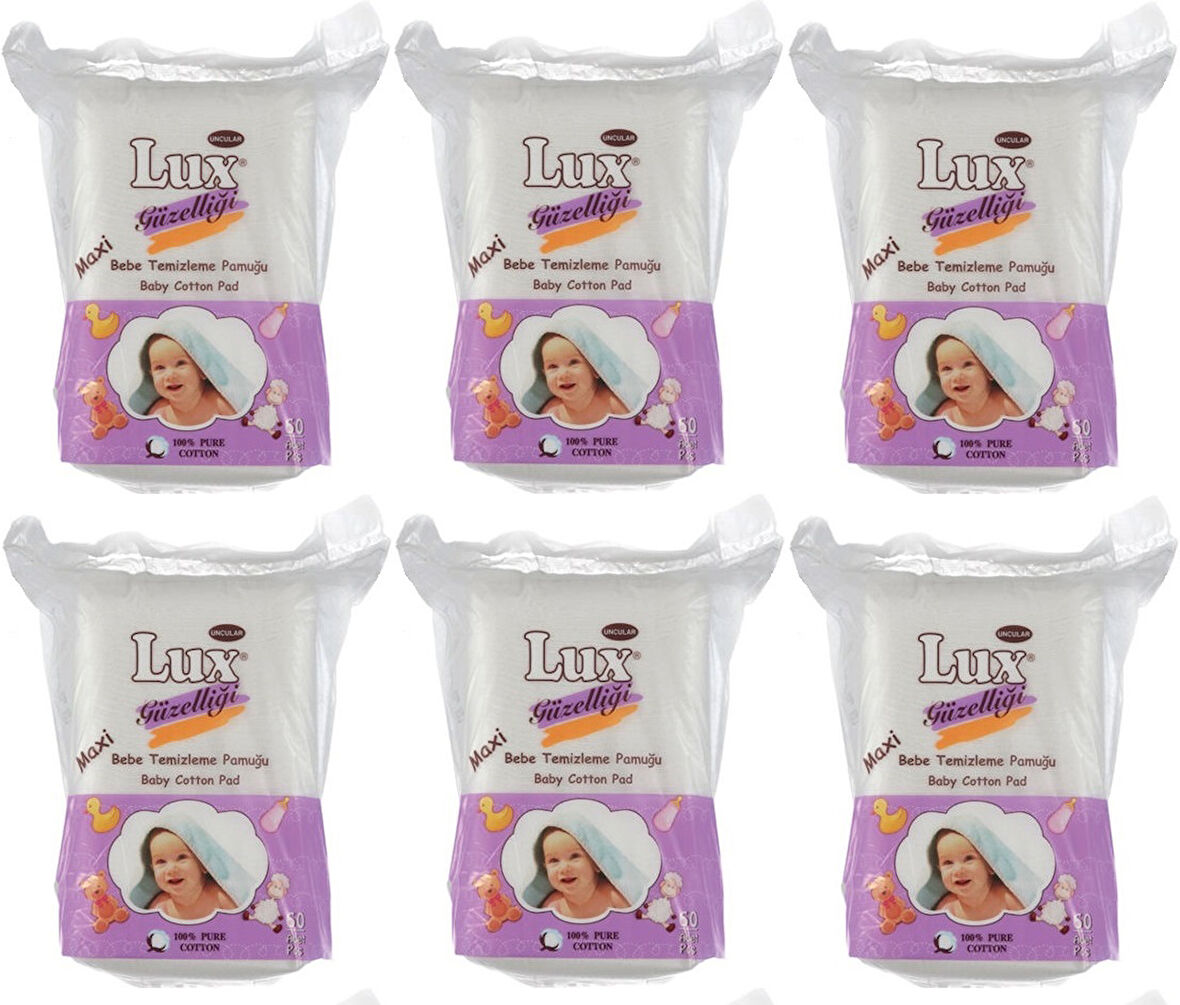 Lüx Bebek Temizleme Pamuğu 360 Adet (6Pk*60)