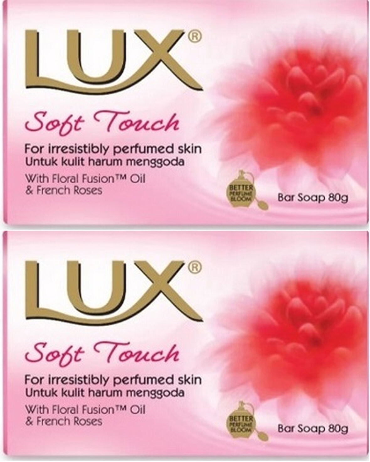 Lux Sabun 80GR Soft Touch (Yumuşak Dokunuş) (2 Li Set)