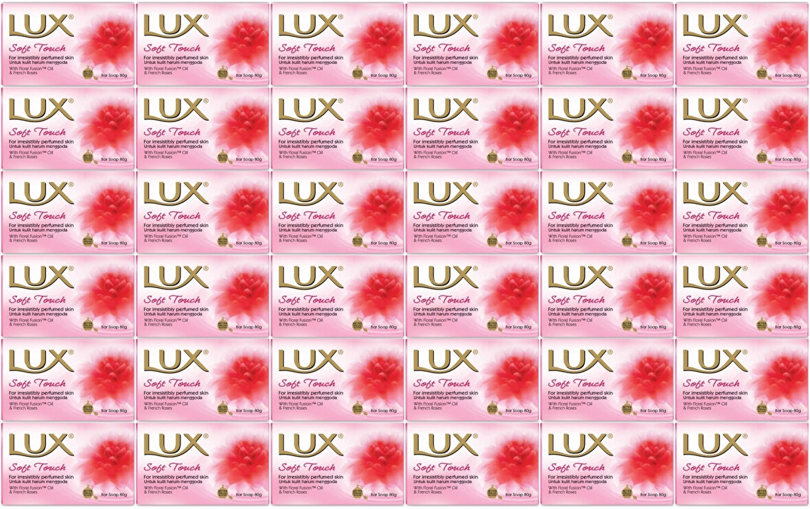 Lux Sabun 80GR Soft Touch (Yumuşak Dokunuş) (36 Lı Set)