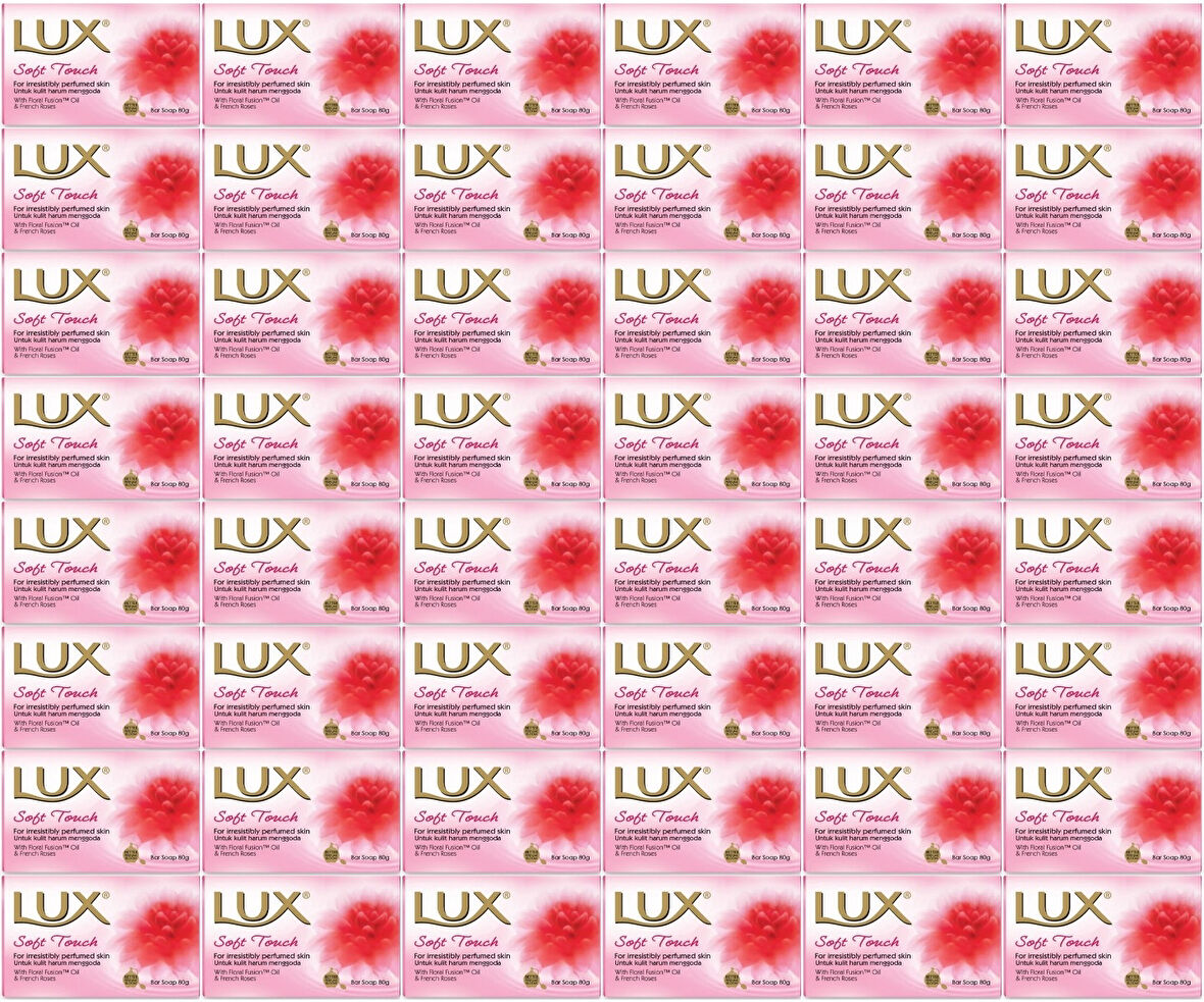 Lux Sabun 80GR Soft Touch (Yumuşak Dokunuş) (48 Li Set)