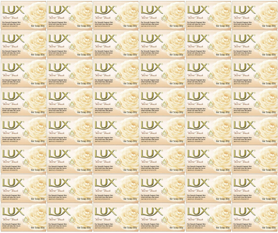 Lux Sabun 80GR Velvet Touch (Kadife Dokunuş) (48 Li Set)