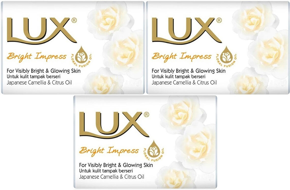 Lux Sabun 80GR Bright Impress (Etkileyici Parlaklık) (3 Lü Set)