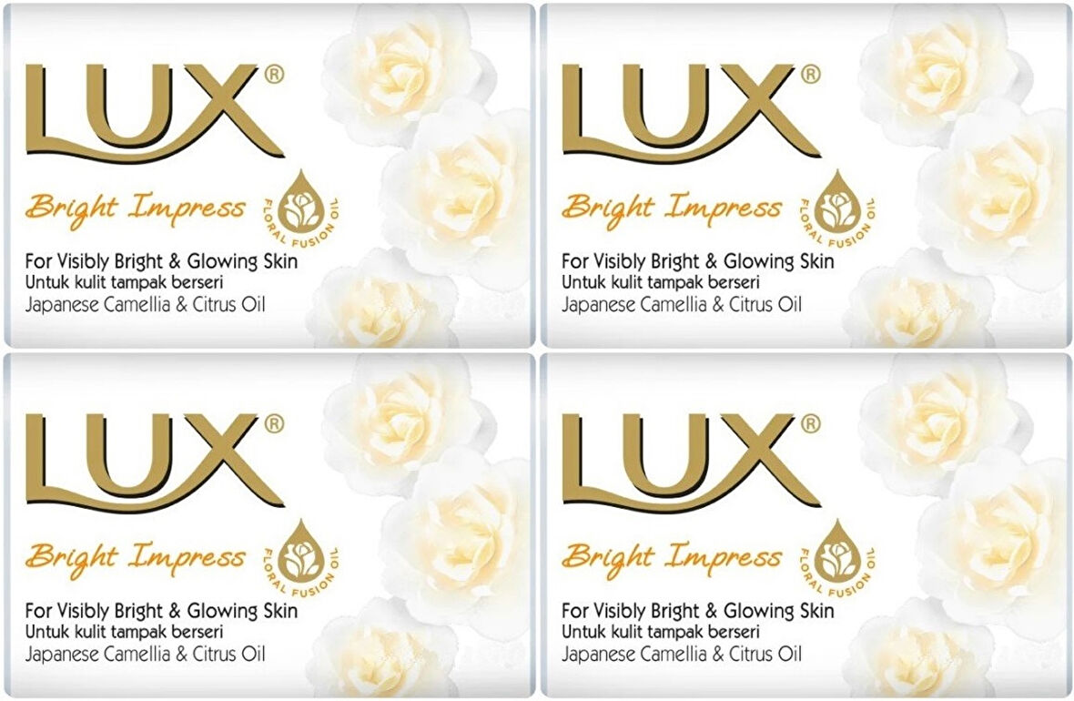 Lux Sabun 80GR Bright Impress (Etkileyici Parlaklık) (4 Lü Set)