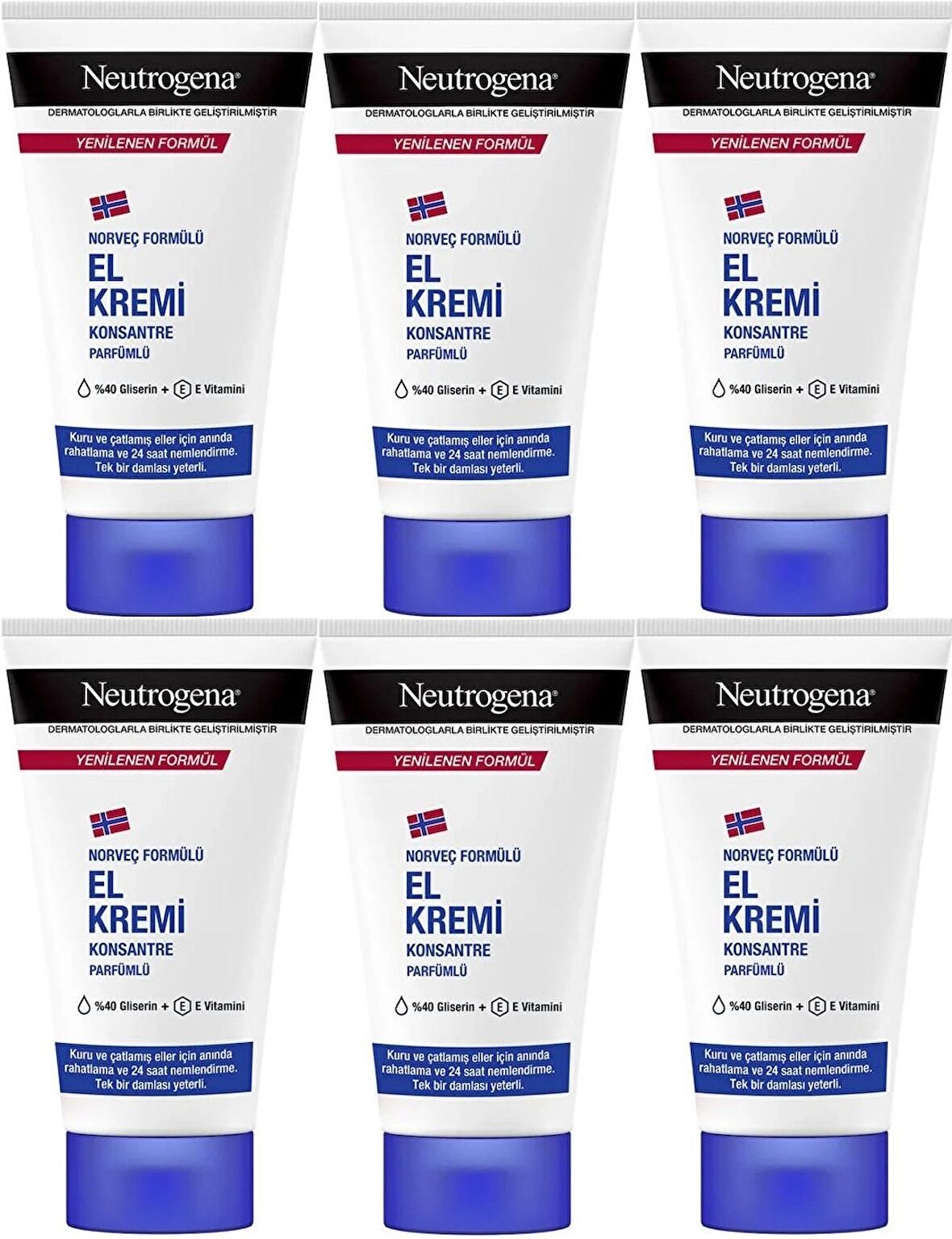 Neutrogena El Bakım Kremi 50ML Parfümlü (6 Lı Set)