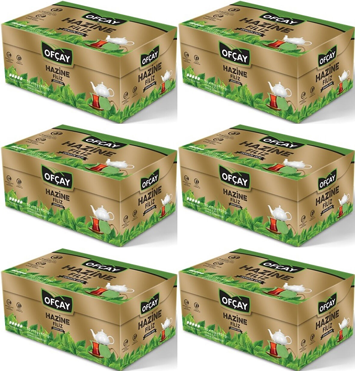 Ofçay Hazine Zengindem Demlik Poşet Siyah Çay 180 Adet*15GR (6PK*30)