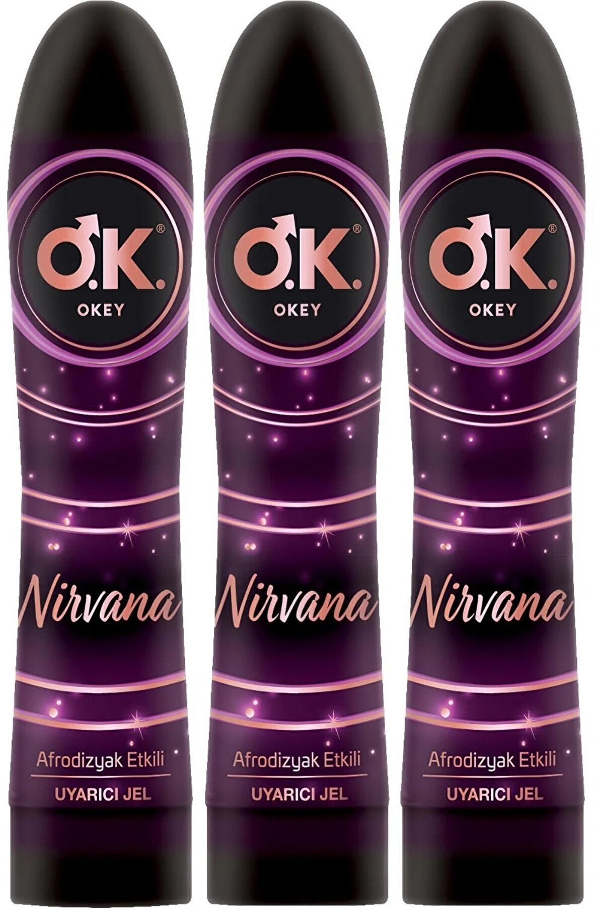 Okey Kayganlaştırıcı Jel 100ML Nirvana (3 Lü Set)