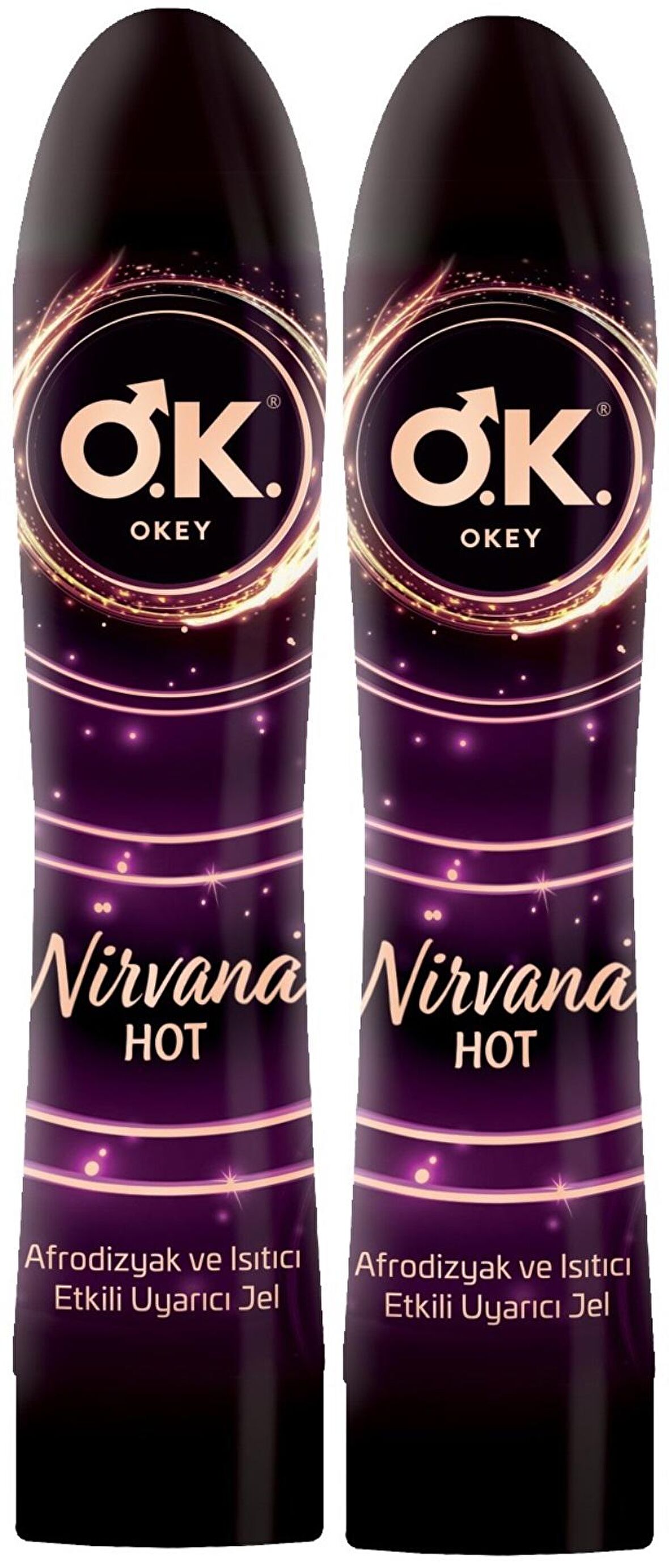 Okey Kayganlaştırıcı Jel 100ML Nirvana Hot (2 Li Set)