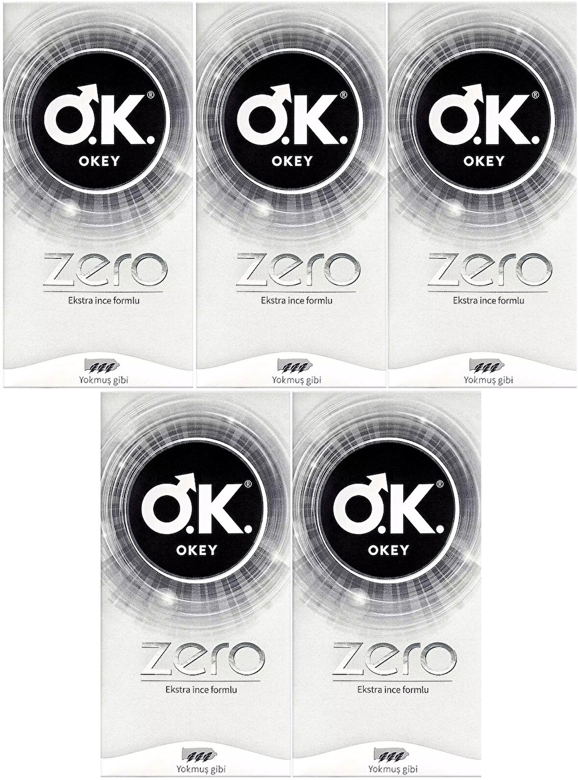 Okey Prezervatif 100 Adet Zero (Ekstra İnce Formlu) Ekonomik Pk (5PK*20)