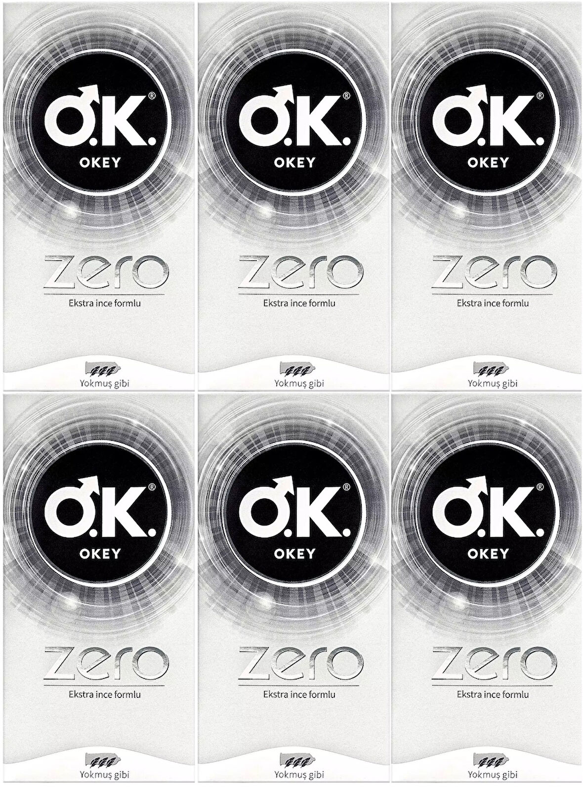 Okey Prezervatif 120 Adet Zero (Ekstra İnce Formlu) Ekonomik Pk (6PK*20)