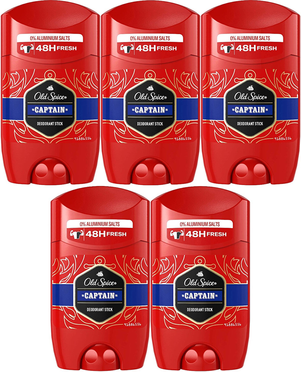 Old Spice Captain Stick Roll-On Men/Erkek Deodorant 50ML (5 Li Set)