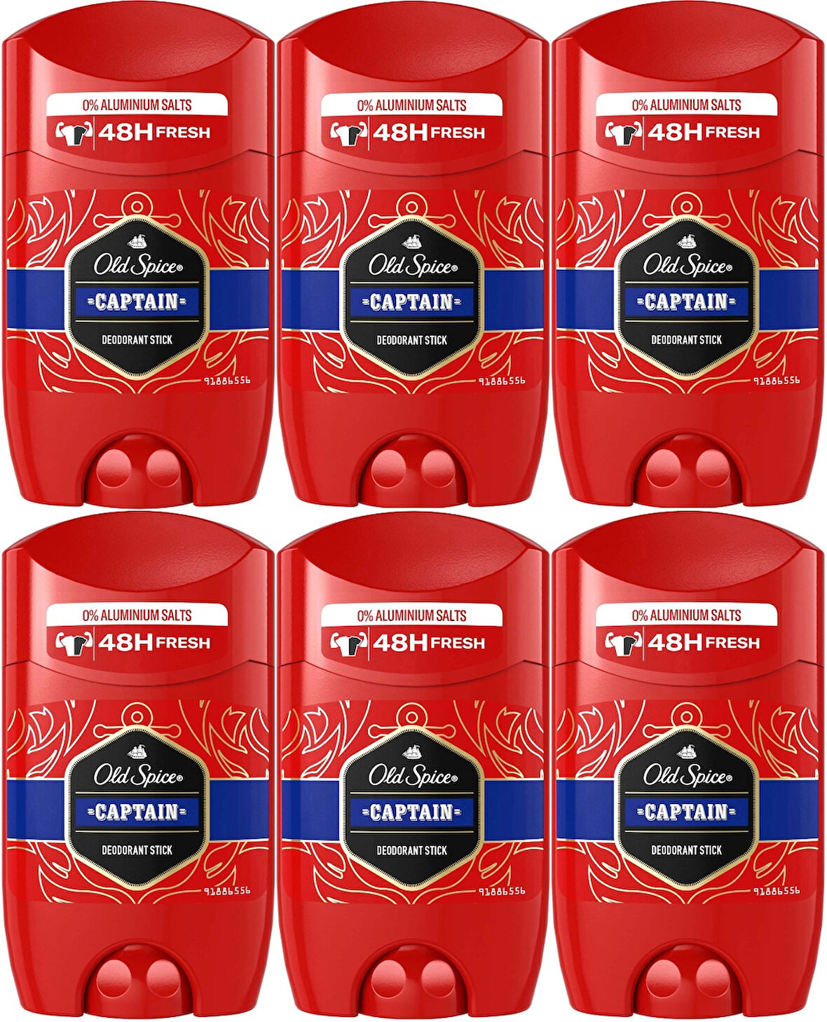 Old Spice Captain Stick Roll-On Men/Erkek Deodorant 50ML (6 Lı Set)