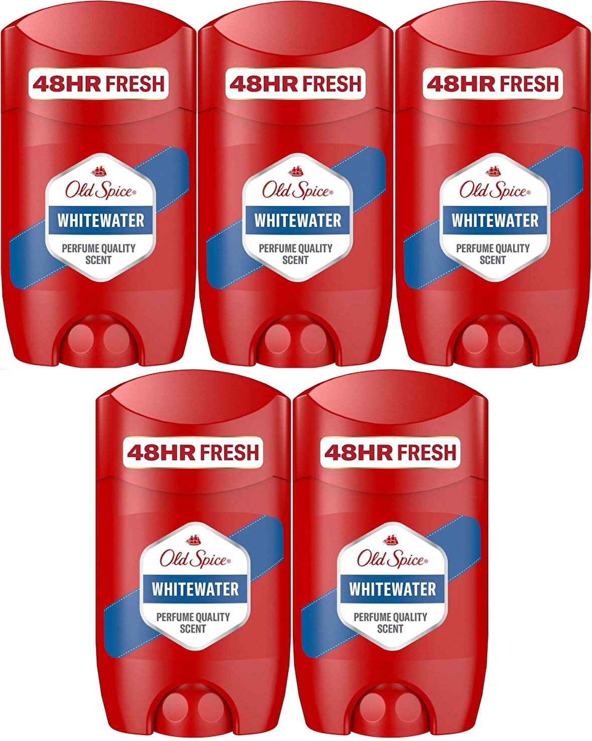 Old Spice WhiteWater Stick Roll-On Men/Erkek Deodorant 50ML (5 Li Set)
