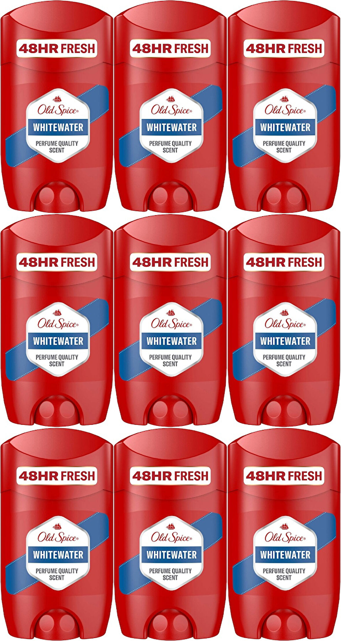 Old Spice WhiteWater Stick Roll-On Men/Erkek Deodorant 50ML (9 Lu Set)