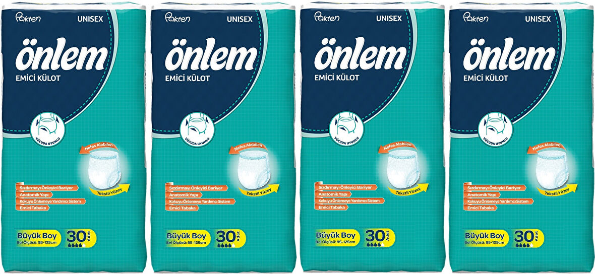 Önlem Emici Külot Hasta Bezi Large Büyük 120 Adet