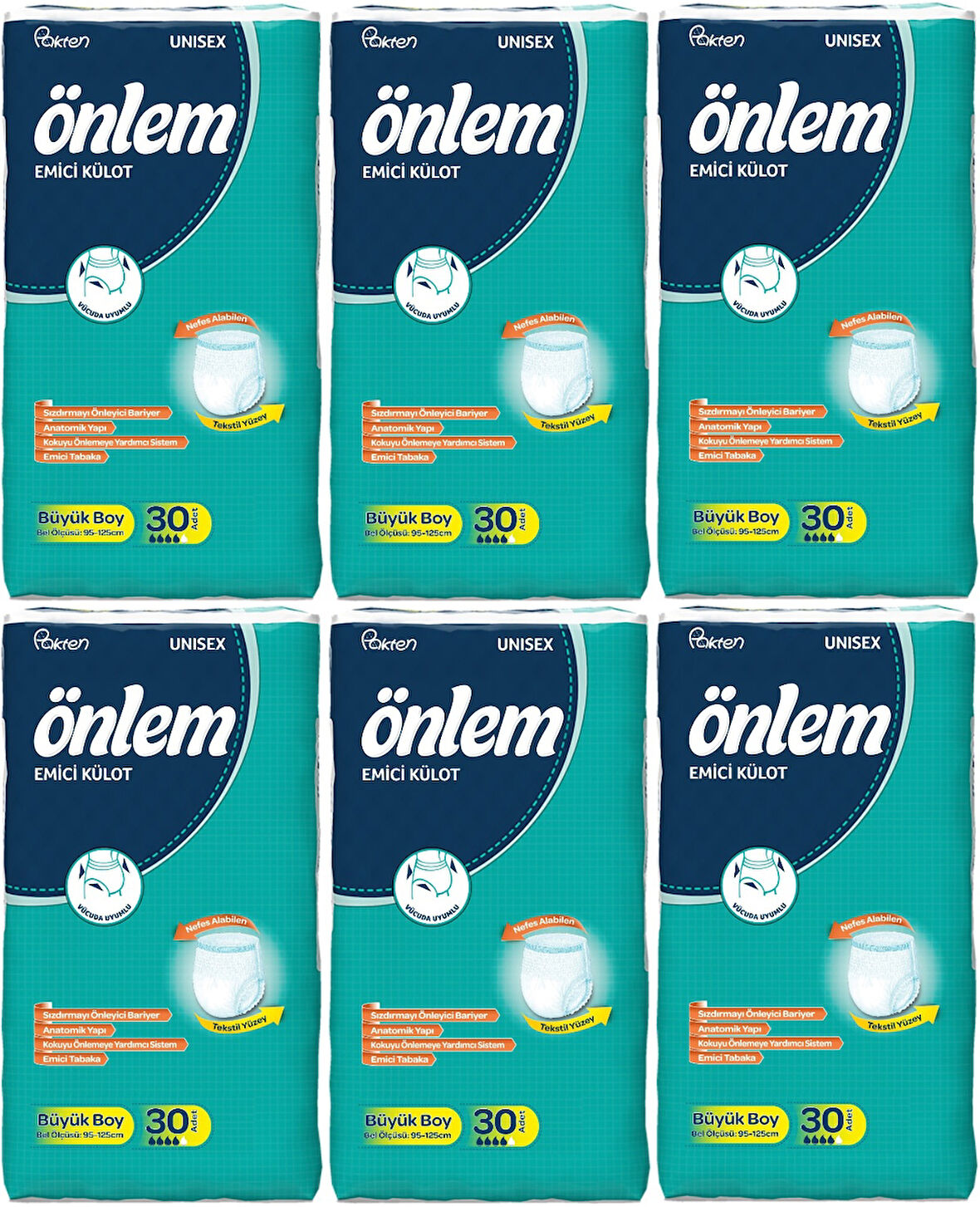 Önlem Emici Külot Hasta Bezi Large Büyük 180 Adet