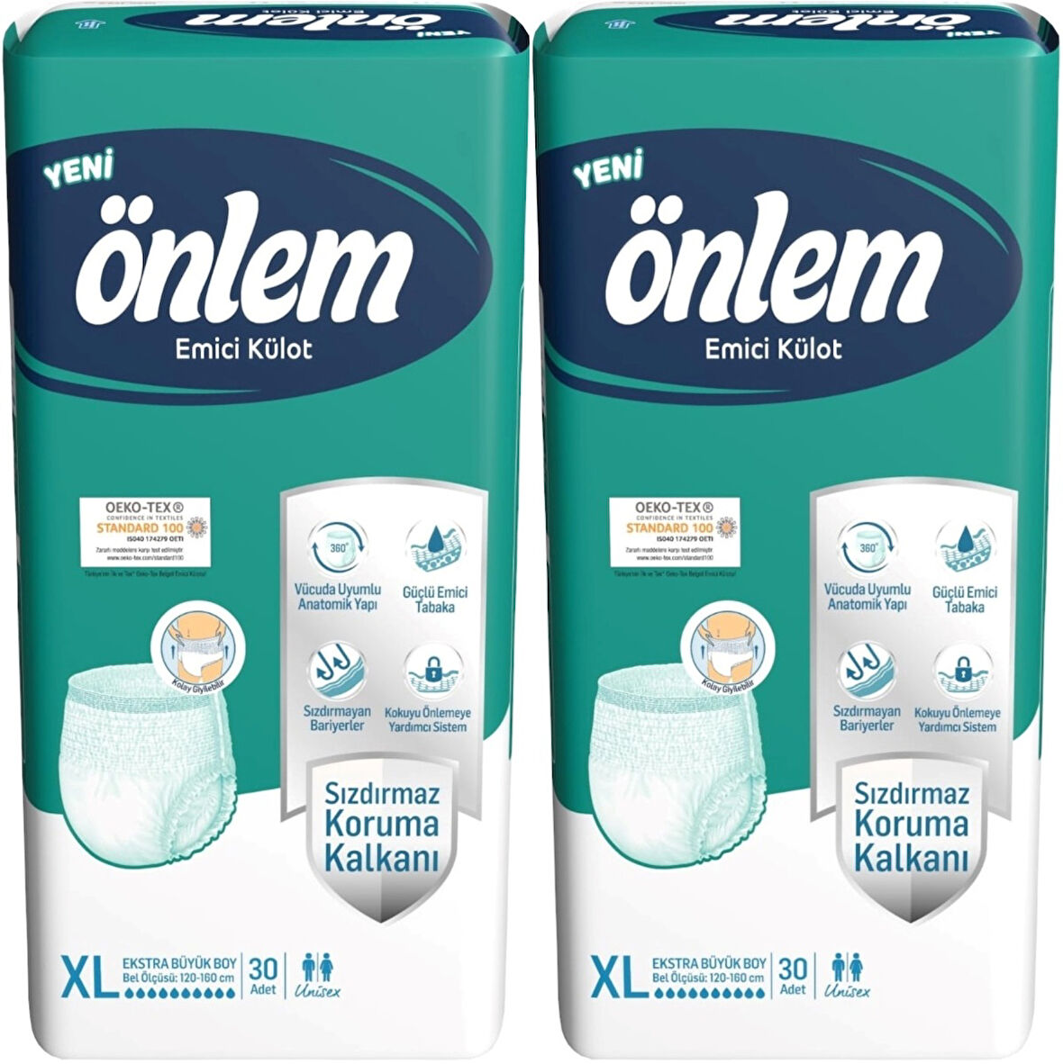 Önlem Emici Külot Hasta Bezi XL Extra Large Büyük (60 Adet)