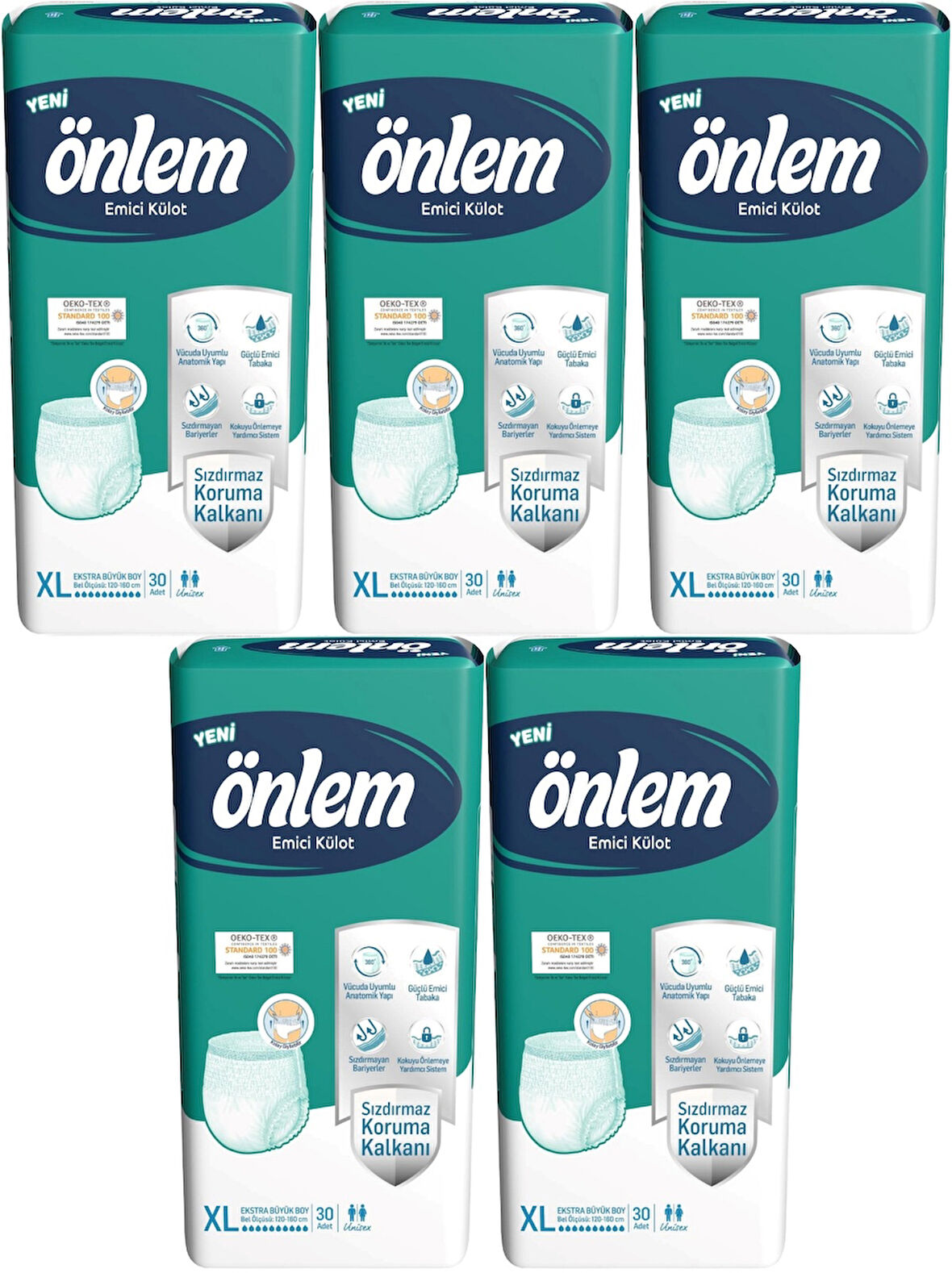 Önlem Emici Külot Hasta Bezi XL Extra Large Büyük (150 Adet)