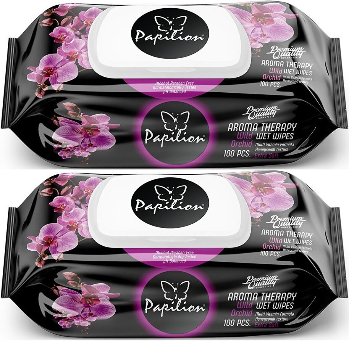 Papilion Islak Havlu Mendil 100 Yaprak Aroma Terapi (2 Li Set) 200 Yaprak