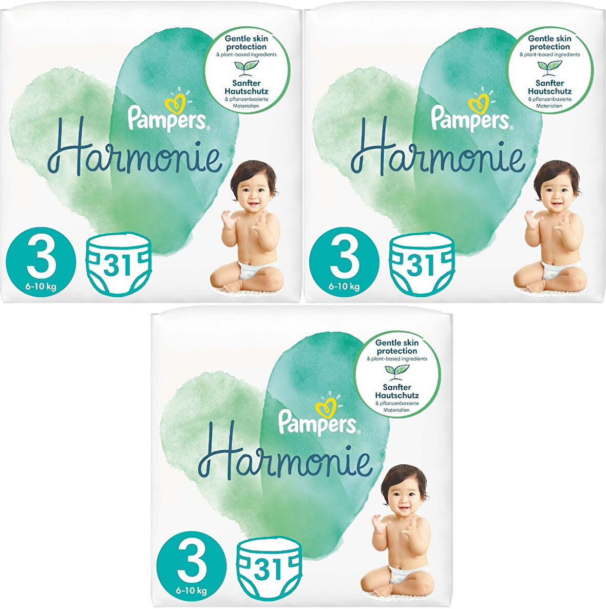Prima Pampers Harmonie Bebek Bezi Beden:3 (6-10KG) Midi 93 Adet Aylık Ultra Fırsat Pk