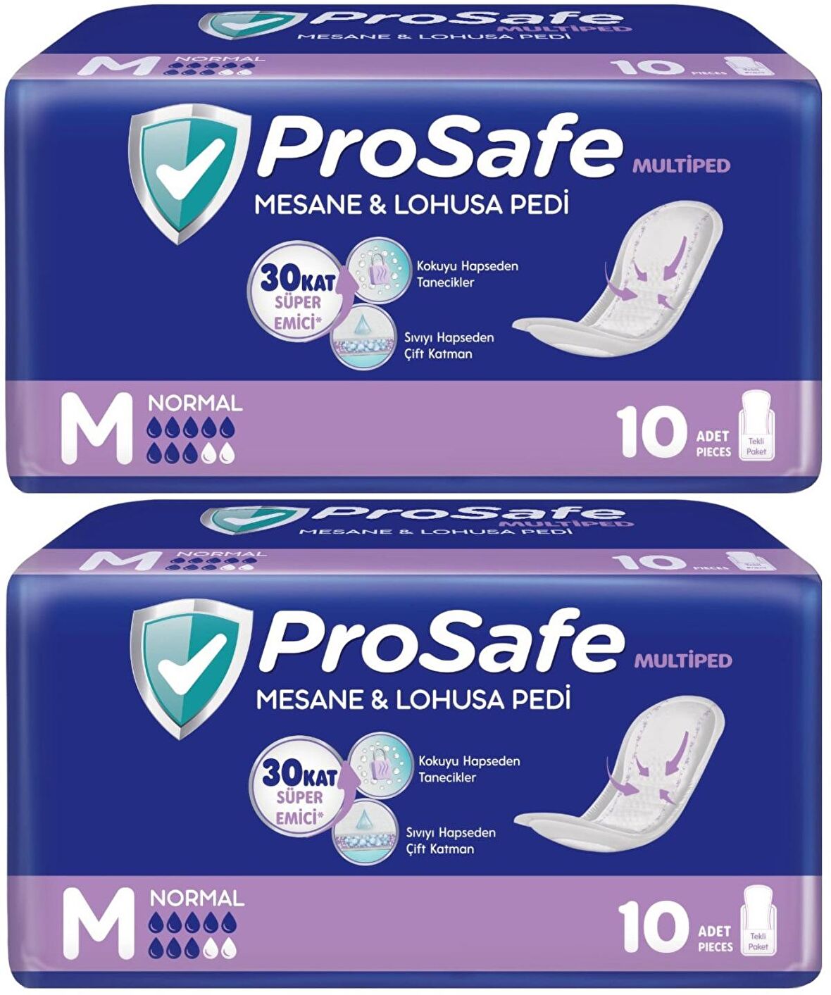 Prosafe Mesane & Lohusa Pedi  M-Orta Normal 20 Adet (2PK*10)