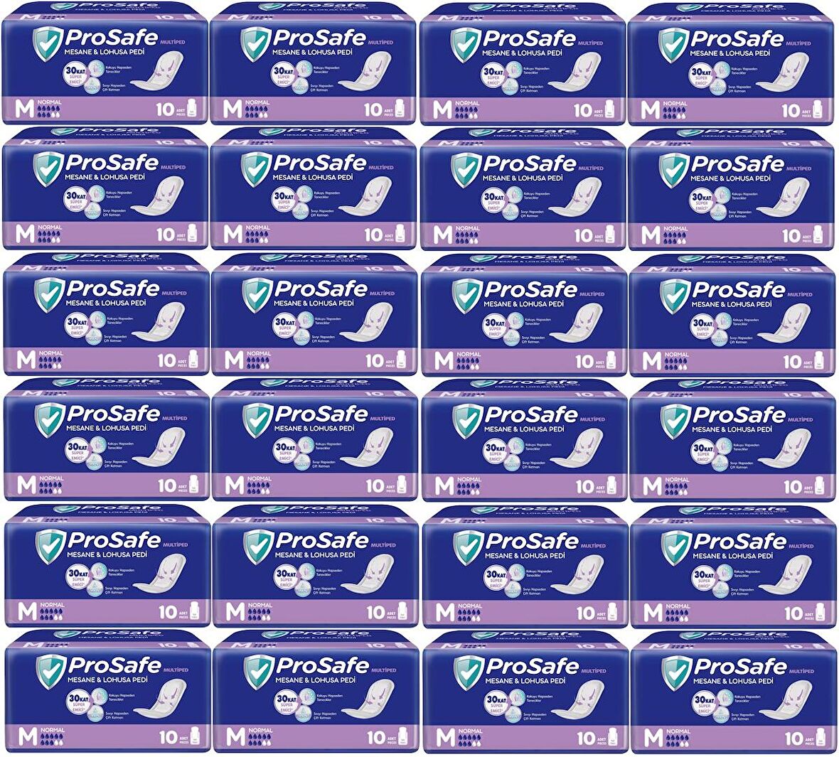 Prosafe Mesane & Lohusa Pedi  M-Orta Normal 240 Adet (24PK*10)