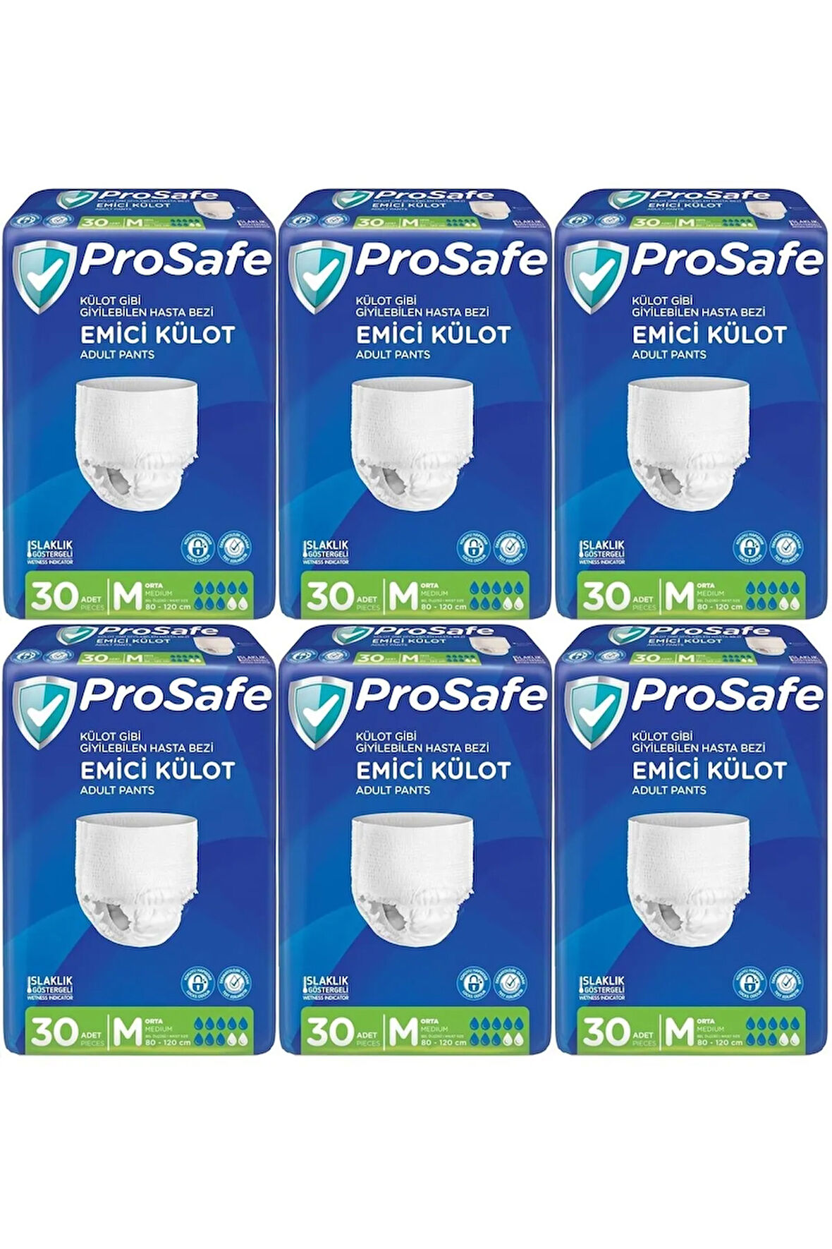 Emici Külot Hasta Bezi Orta-medium 180 Adet (6PK*30)