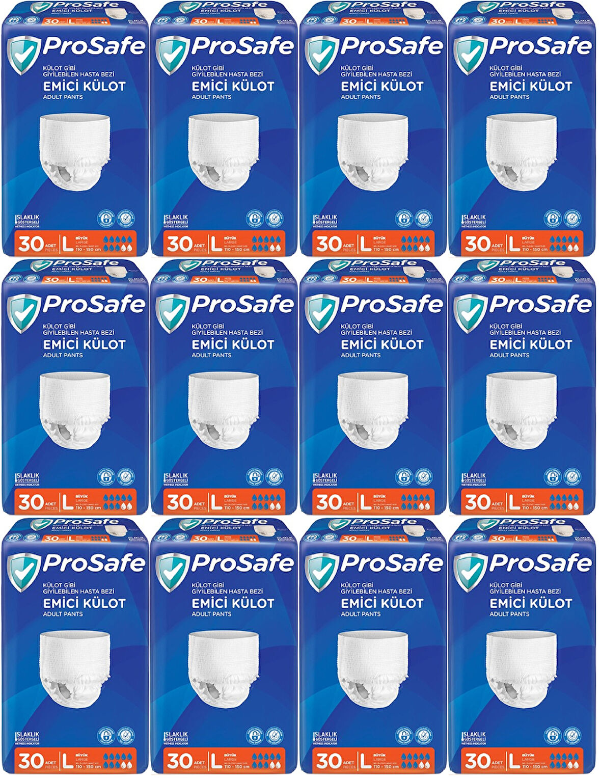 Prosafe Emici Külot Hasta Bezi Büyük-Large 360 Adet (12PK*30)