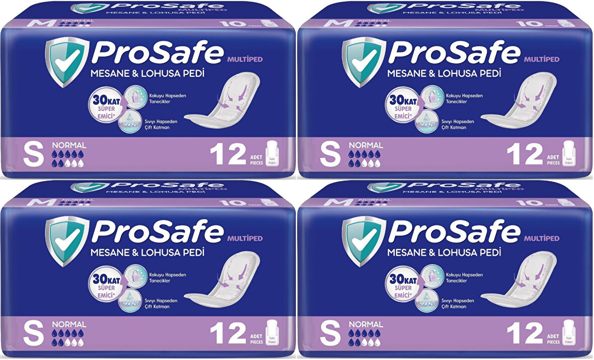 Prosafe Mesane & Lohusa Pedi  S - Küçük - Small Normal 48 Adet (4PK*12)