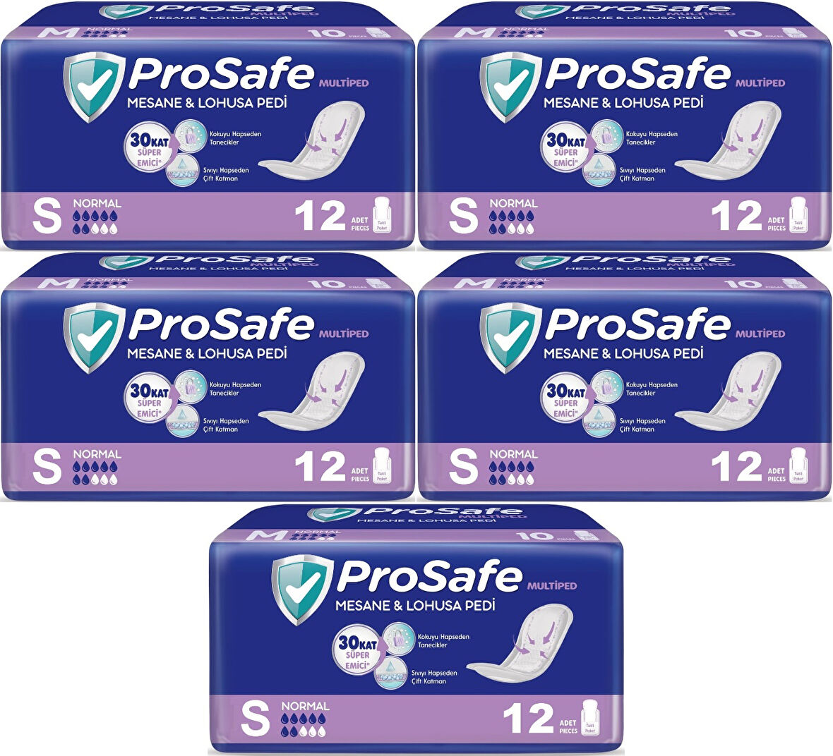 Prosafe Mesane & Lohusa Pedi  S - Küçük - Small Normal 60 Adet (5PK*12)