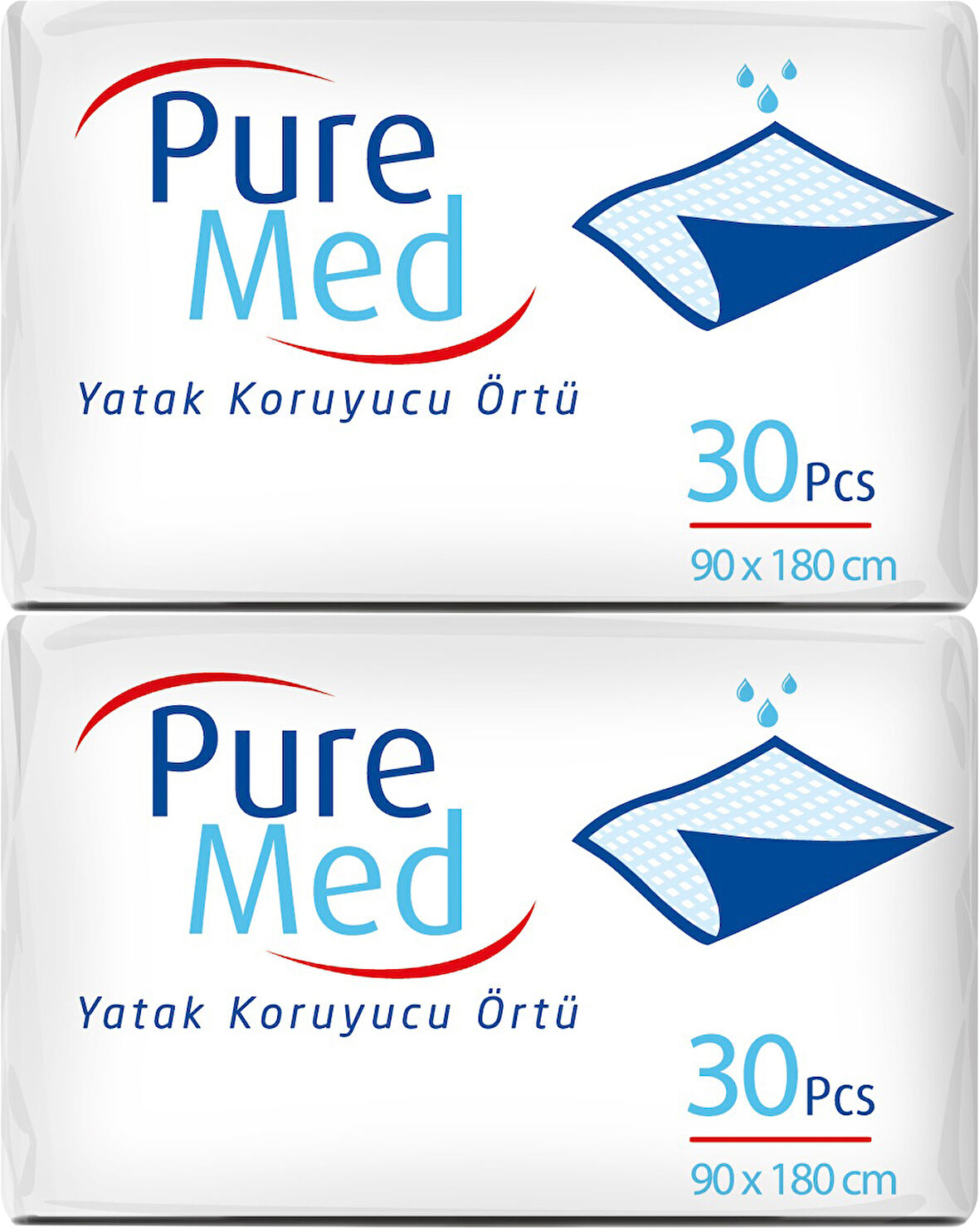 Puremed Hasta Yatak Koruyucu 90*180CM 60 Adet (2PK*30)