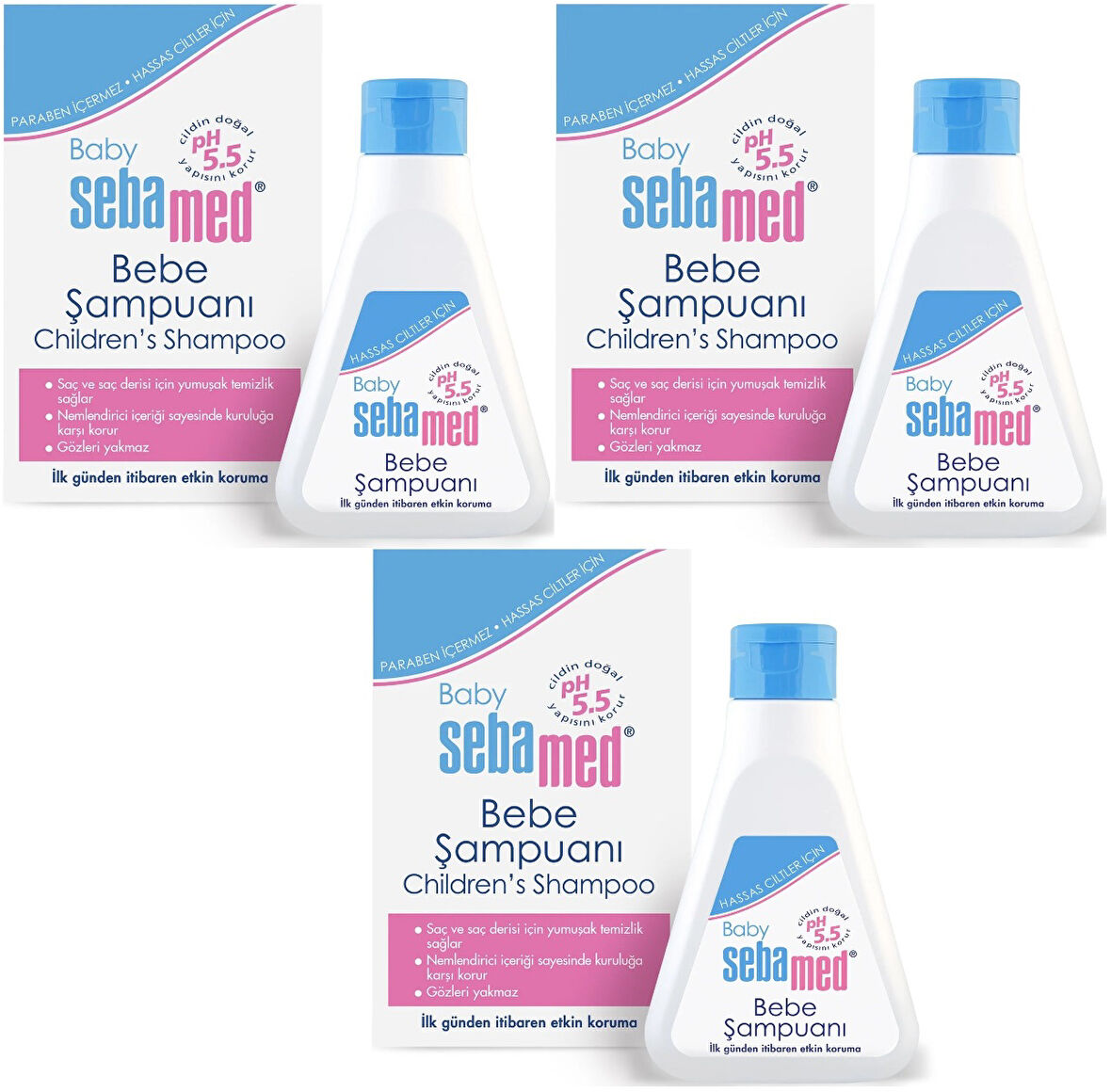 Sebamed Bebek Şampuanı 250ML (3 Lü Set)