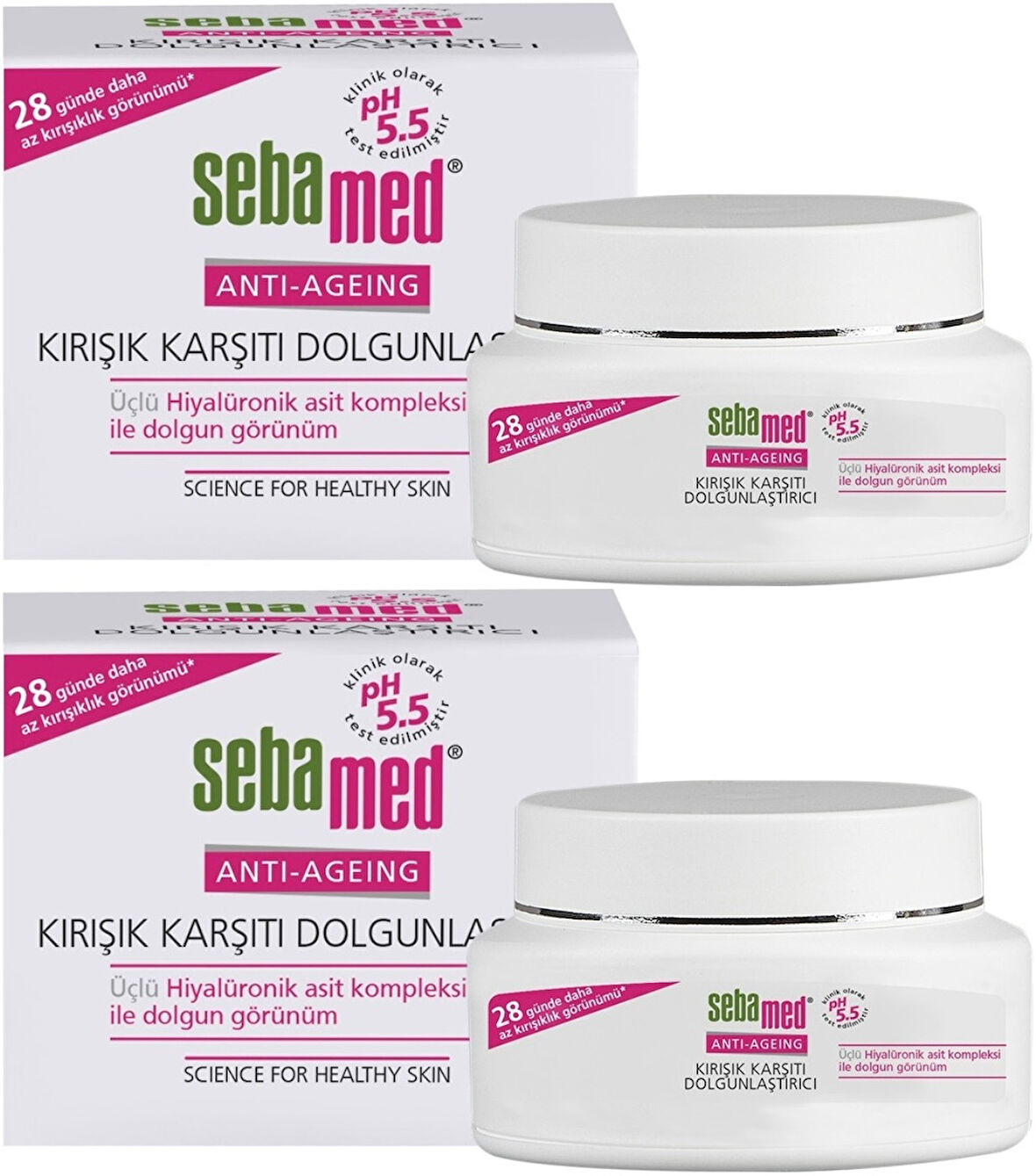 Sebamed Kırışık Karşıtı Dolgunlaştırıcı Antı-Ageıng Krem 50ML (2 Li Set)
