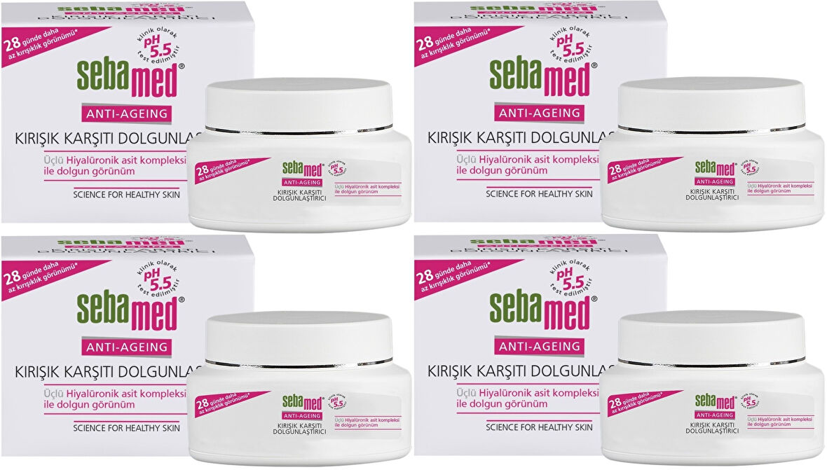 Sebamed Kırışık Karşıtı Dolgunlaştırıcı Antı-Ageıng Krem 50ML (4 Lü Set)