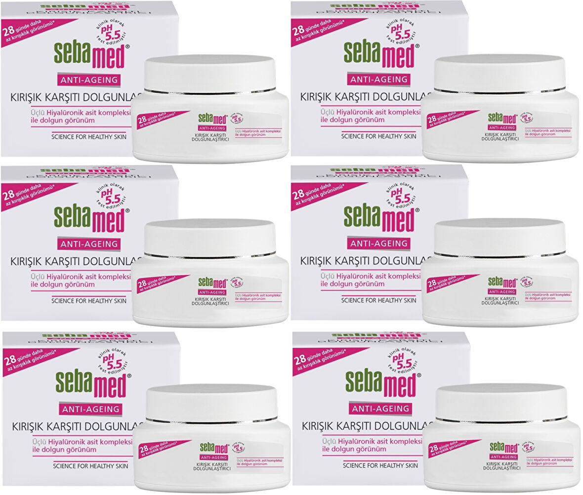 Sebamed Kırışık Karşıtı Dolgunlaştırıcı Antı-Ageıng Krem 50ML (6 Lı Set)