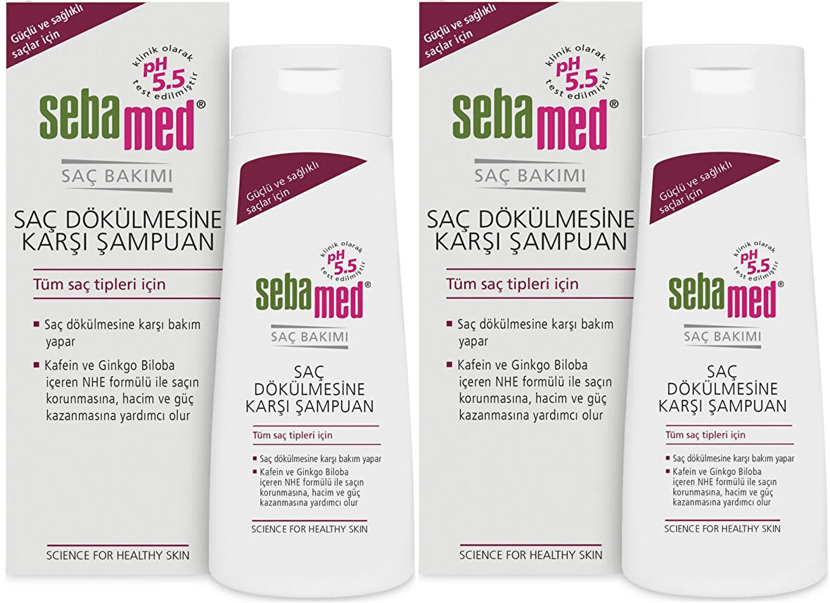 Sebamed Şampuan 400ML Saç Dökülmesine Karşı (Tüm Saç Tipleri için) (2 Li Set)