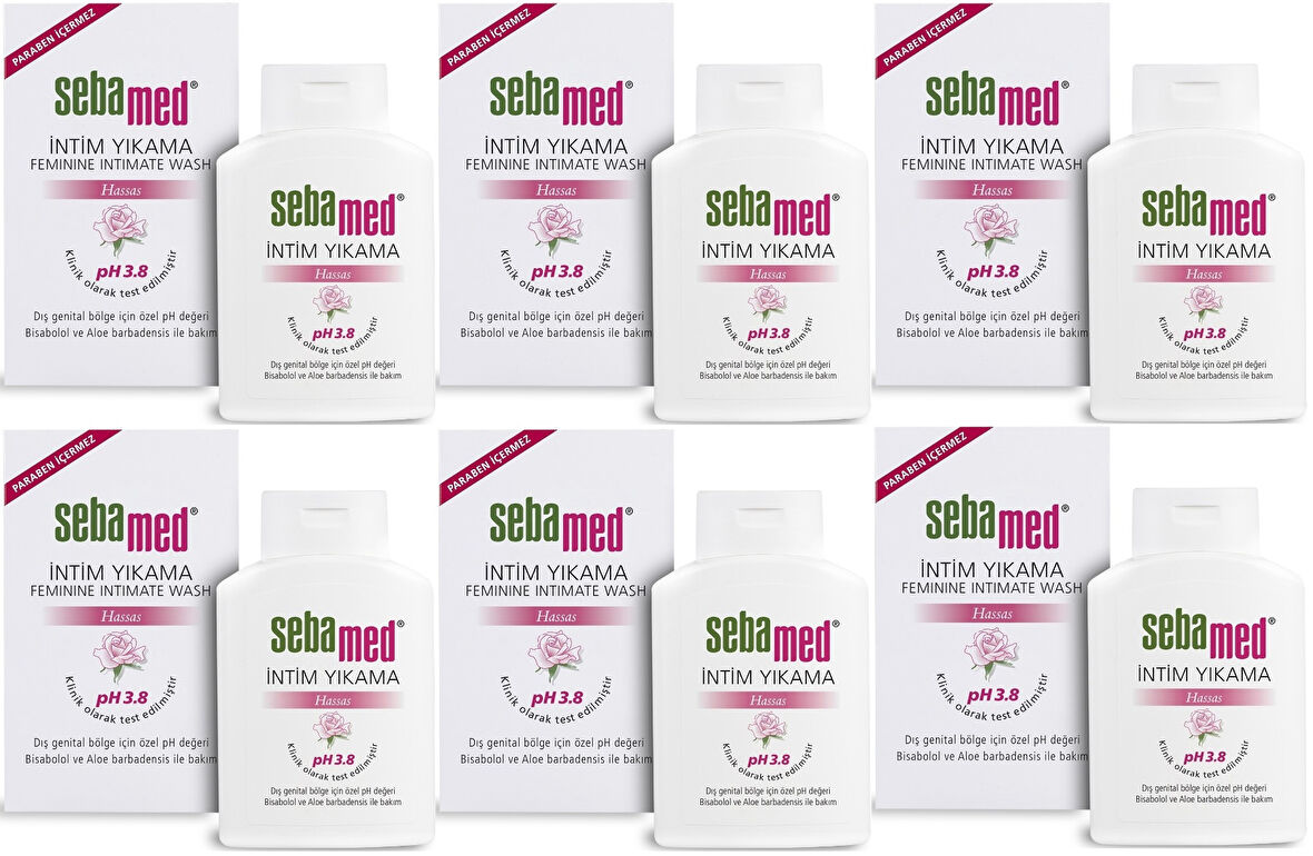Sebamed İntim Likit 200ML (Genital Bölge Temizleyici) (6 Lı Set)