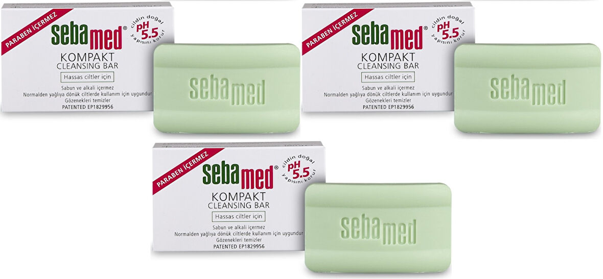 Sebamed Sabun Kompakt Hassas Cilt 100GR (3 Lü Set)